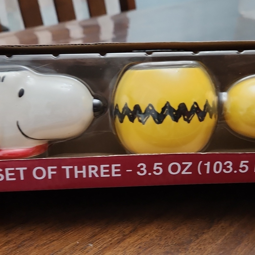 Peanuts Snoopy and Woodstock Mug Set - Black, Yellow - Picture 2 of 2
